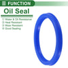 Oil Seal Seal Ring Rotary Shaft Seal TPU 50x58x6mm High Pressure Blue 5 pcs