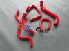 Ford Falcon BA BF XR6 RED Silicone Radiator Hose Kit (2002-2008)