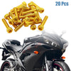 Motorcycle Car 20pcs / M6 x 30mm / Hexagon Socket Fastener Bolts Screws