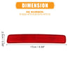 Toyota Prius Pair Bumper Reflector Side Marker Strip (2004–2009)