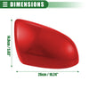 Mazda 3 (2010-2011) - Red Right Side Mirror Cover