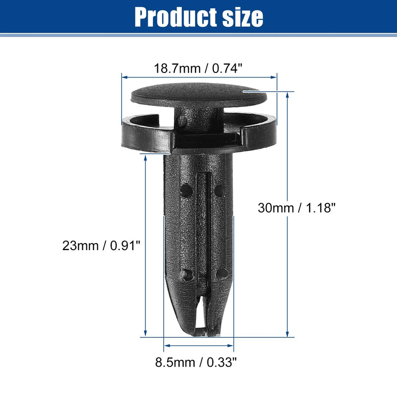 Chrysler 200 20x Bumper Cover Push Type Retainer Clips (2011-2014)