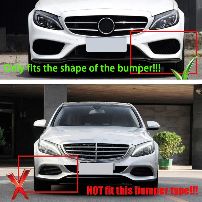 2015-2018 Benz C-Class W205 Bumper Splitter Lip Kit (2015-2018)