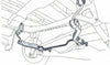 Mitsubishi L200 Triton Sway Arm Rear Suspension Anti Roll Bar Kit (2005-)