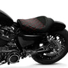 Harley Sportster Iron XL883 XL1200 Black Red Driver Rider Seat (2010-2022)