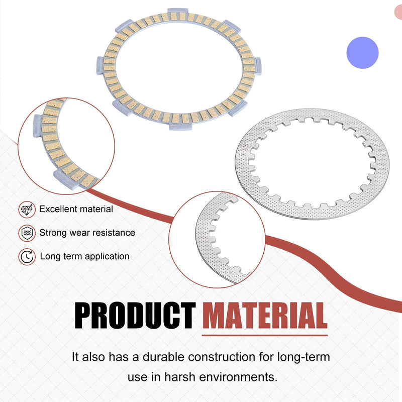 Honda CR80R / CR85R Clutch Friction Plates Gasket Kit (Heavy Duty)
