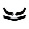 Benz C Class C63 AMG Gloss Black Front Spoiler Lip (2011-2014)