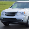 Honda Pilot Left Side Front Bumper Fog Light Cover w/Chrome Ring (2012-2015)