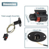 Dodge Ram 1500 License Plate Light Wiring Harness Socket 5179988AB