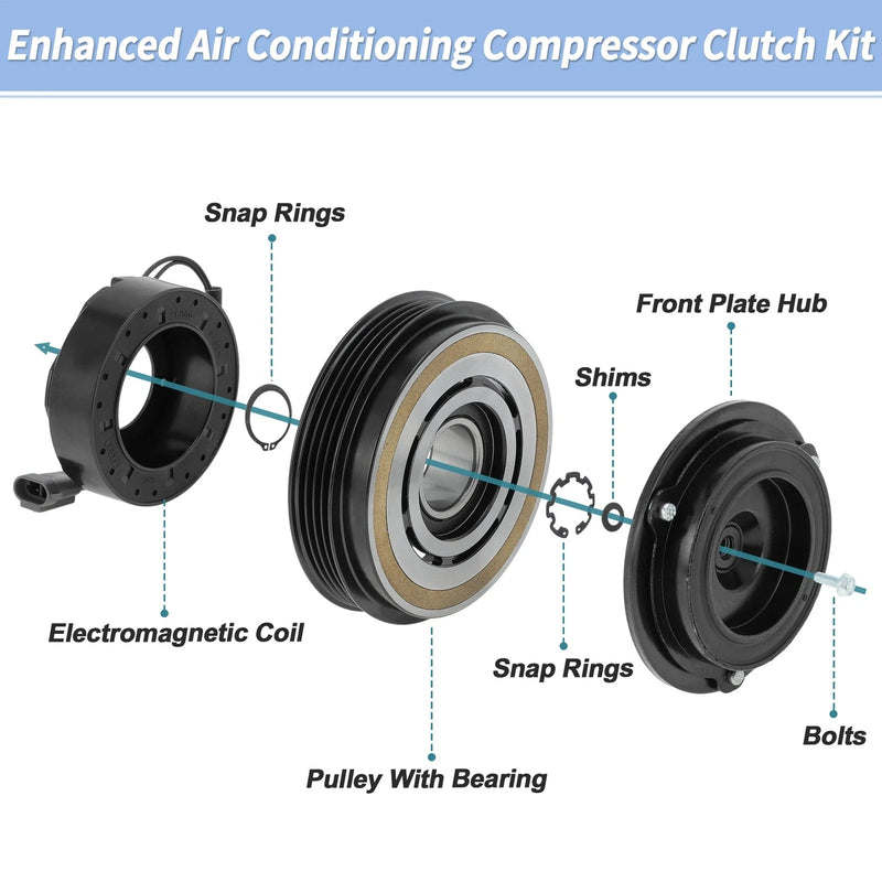 Chevrolet Silverado 1500 2500 Tahoe AC Compressor Clutch Kit