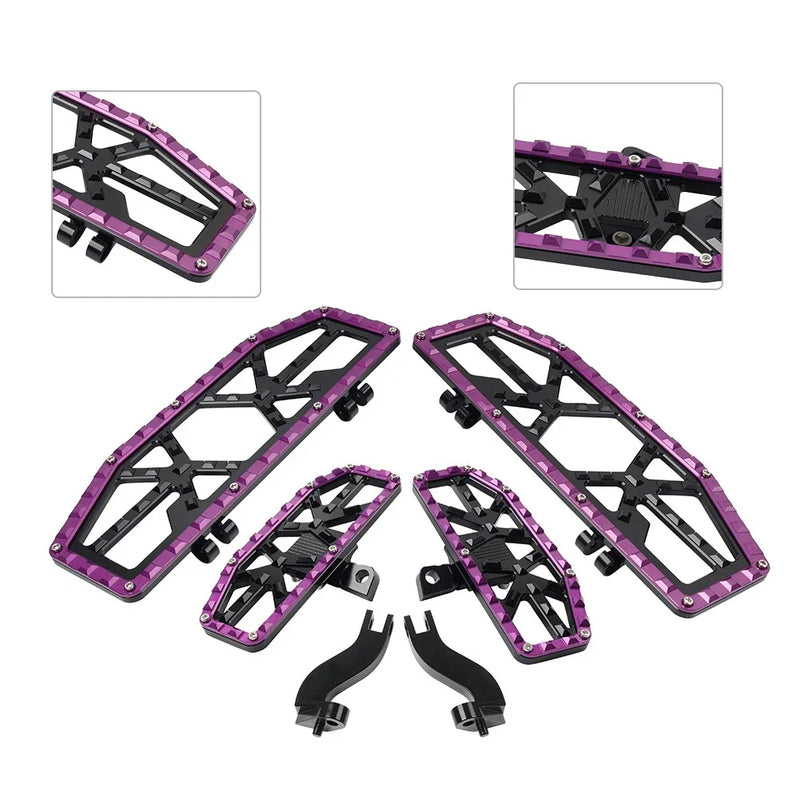 Harley Touring Front Floorboard & Rear Foot Pegs with Mounts (1993-2023)
