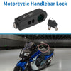 Motorcycle Universal Scooter Bike Throttle Grip Black Handlebar Lock