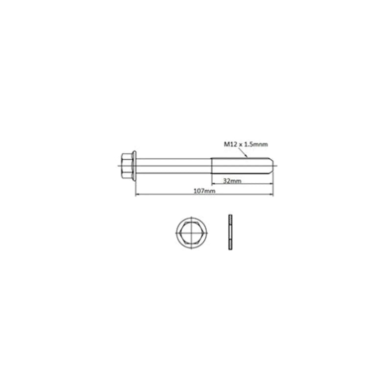 Mazda 929 HBES Engine Cylinder Head Bolt Set 4cyl 2.0L FE (1984 - 1987)