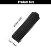 Motorcycle Pair 235mm Front Fork Boots Shock Absorber Covers Rubber Black