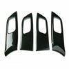 Honda Accord 4x Carbon Fiber Inner Door Handle Panel Cover Trim (2013–2017)