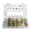70X Metal U-Type Base Fender Bumper Fastener Clips