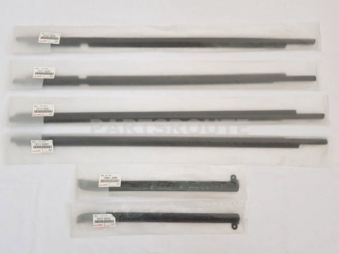 Toyota Prado GX470 Quarter & Door Belt Moulding Matte Black (2003–2009)