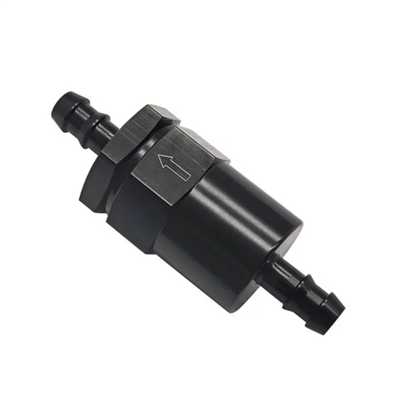 6061-T6 Aluminum 3/8" Inline Fuel Filter 30 Micron