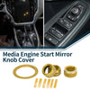 Subaru WRX (2022-2023) - 4 Pcs Gold Tone Engine Start Mirror Knob Covers