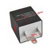 Car & Bike Turn Signal Light BLK 3 Pin Adjustable LED Indicator Relay