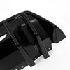 Ford Mustang GT Glossy Black ABS Rear Bumper Diffuser Spoiler (2024+)