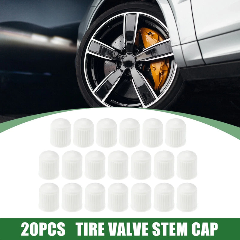 Cars & Motorcycles 20pcs 12mm Universal Tire Valve Stem Caps