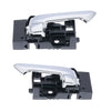Holden Rodeo RA 2pc Front Inner Door Handle Chrome (2003–2008)