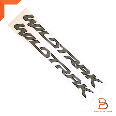 Ford Ranger PX2 T6 Wildtrak Side Door Decal Sticker Dark Grey (2015-2018)