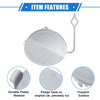 BMW F32 Front Right Silver Tone Tow Hook Eye Hole Cover Cap