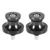 Yamaha 2 x 6mm M6x1.0 Black Swingarm Spools Sliders Stand