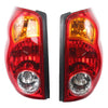 Tail Light Lamp Chrome Pair LH+RH Fits Mitsubishi L200 Triton Pickup 2005-14 D06