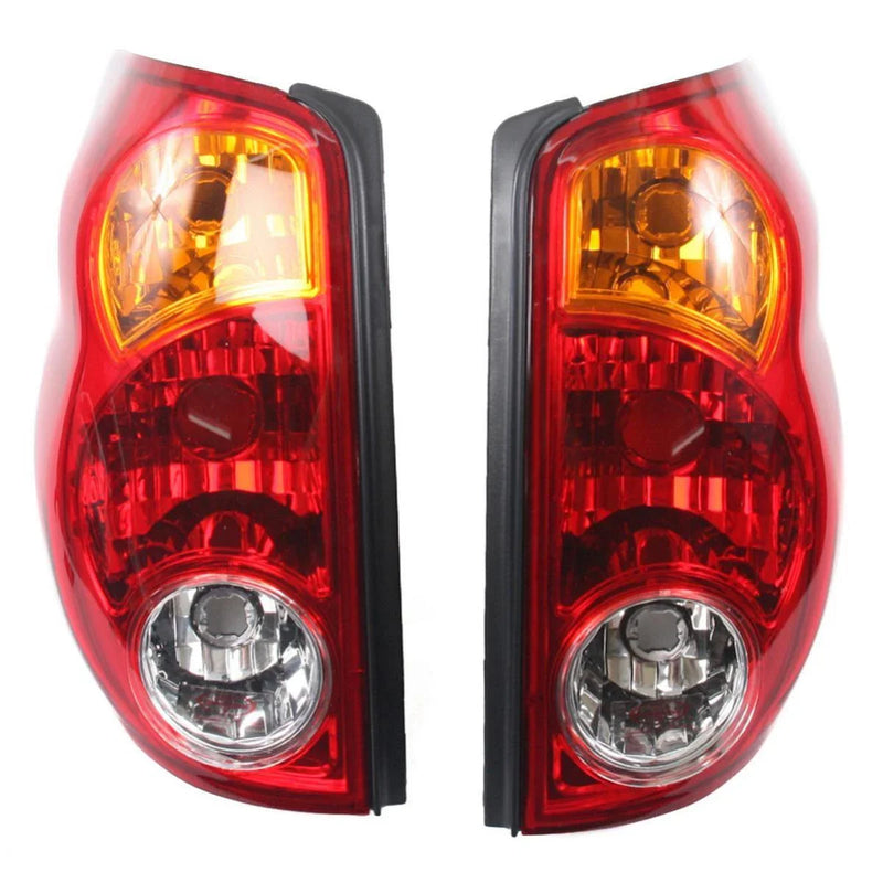 Tail Light Lamp Chrome Pair LH+RH Fits Mitsubishi L200 Triton Pickup 2005-14 D06