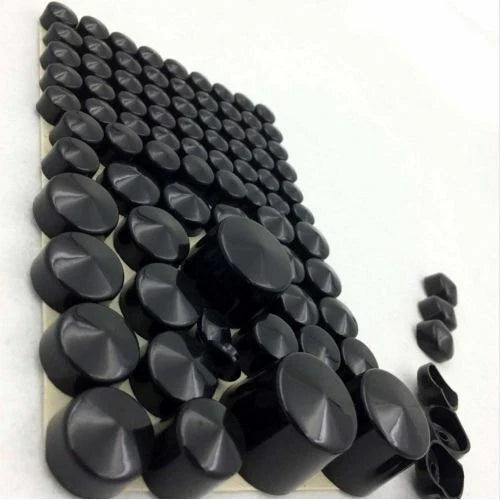 Harley Softail Twin Cam Black ABS Bolt Caps (1984-2006)