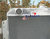 International Scout V8 Aluminum Radiator + Fan (1966-1969)