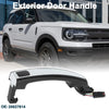 Chevrolet Cruze (2011) Black Silver Tone Front Left Door Handle