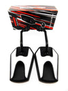 Yamaha XT250 Serow Black White Hex Soko Mirrors (2008-2015)