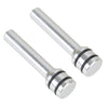 Car Interior 4 x Aluminium Door Latch Pin Knob Covers (49mm)