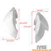 Harley Low Rider White Upper Lower Fairings w/7" Headlight & Mounts (2016-2023)