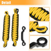 Jeep Wrangler JK JL with Brackets Black Yellow Door Limiting Straps Set