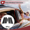 Chevrolet Aveo Hatchback (2011-2014) Carbon Fiber Door Pillar Window Trim
