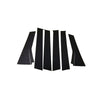 Honda Fit Jazz 6 Pcs Glossy Black Car Door Pillar Post Trims (2014-2019)