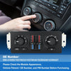 Avalanche Silverado Suburban A/C Heater Climate Control Module