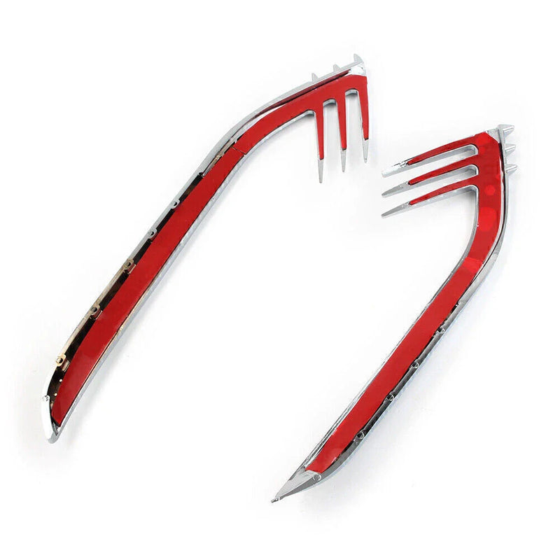 Harley Touring Road King Chrome Mid-Frame Air Deflectors (2014-2023)
