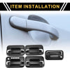 Ford F-150 Exterior Door Handle Cover Set (Keypad, Black, 2009-2023)