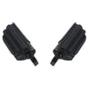 Harley Softail Touring Matte Black 10mm Pilot Mount Footpegs