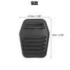 Ford Focus (1998-2005) Black 2 x Car Anti-Slip Clutch Brake Pedal Covers