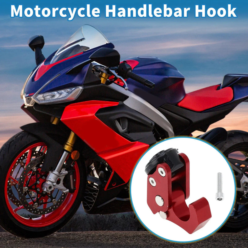Motorcycle Aluminum Alloy Red Handlebar Hook