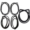 Windshield Rear Door Rubber Set 5 Fits Mitsubishi L200 Triton 4D Pickup 1986-96