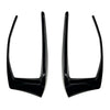 VW Golf 7 GTI 2 x Gloss Rear Bumper Spoiler Fog Light Covers (2013-2016)