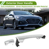 Hyundai Kia Picanto Silver Tone Rear Left Exterior Door Handle (2011-2016)